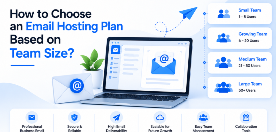 How to Choose an Email Hosting Plan Based on Team Size